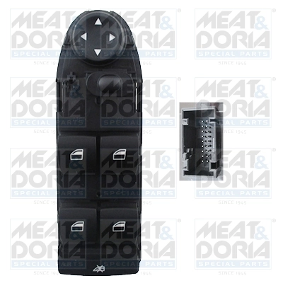 Switch, window regulator